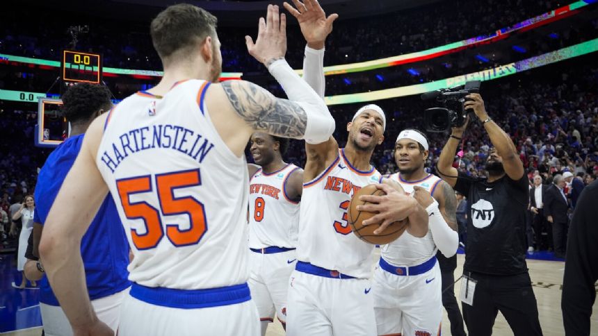 Knicks bank on trio of Villanova stars to advance to 2nd round of East playoffs