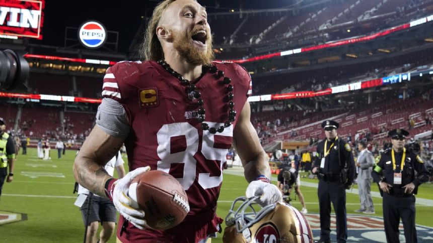 49ers star George Kittle is unexpectedly out against New York Jets