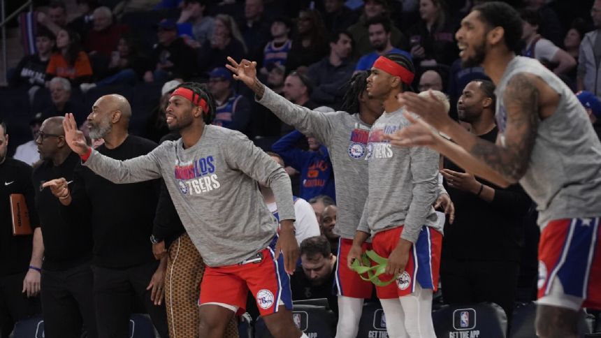 76ers hold Knicks to lowest point total in NBA this season in 79-73 win