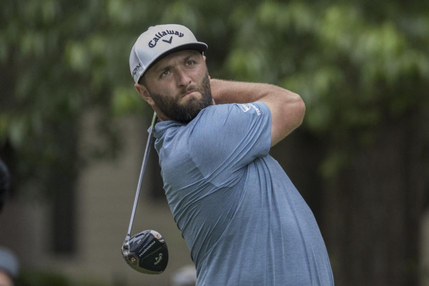 Aaron Rai takes 1st-round lead at rain-delayed RBC Heritage