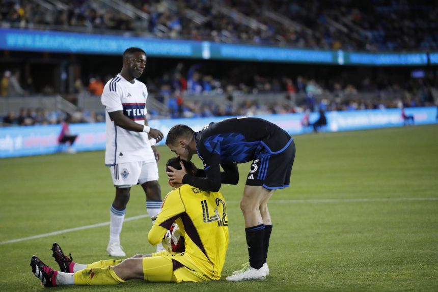 Akapo propels Earthquakes to 2-1 victory over Whitecaps