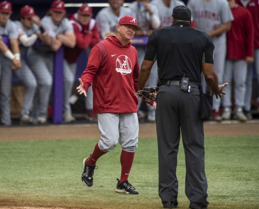 Alabama fires baseball coach after report of suspicious bets