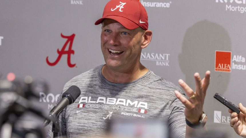 Alabama starts first fall camp under coach Kalen DeBoer with morning practice