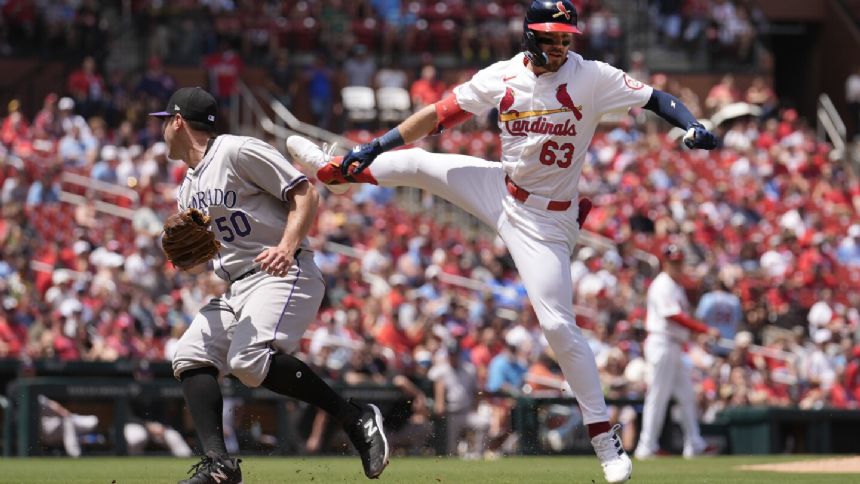 Alec Burleson, Masyn Winn power Cardinals to a 5-1 win over Rockies for a 4-game split