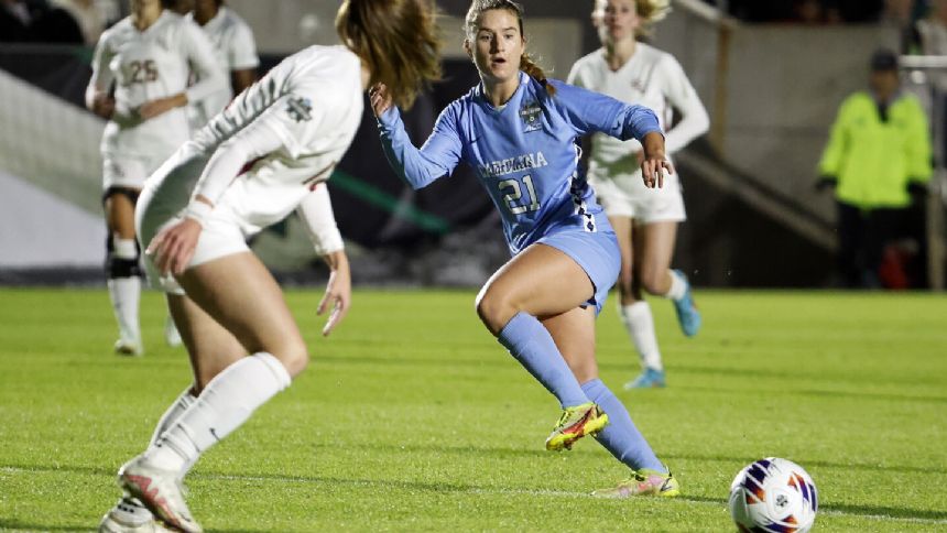 Ally Sentnor of North Carolina is top pick in NWSL draft. Teammate Savy King chosen second