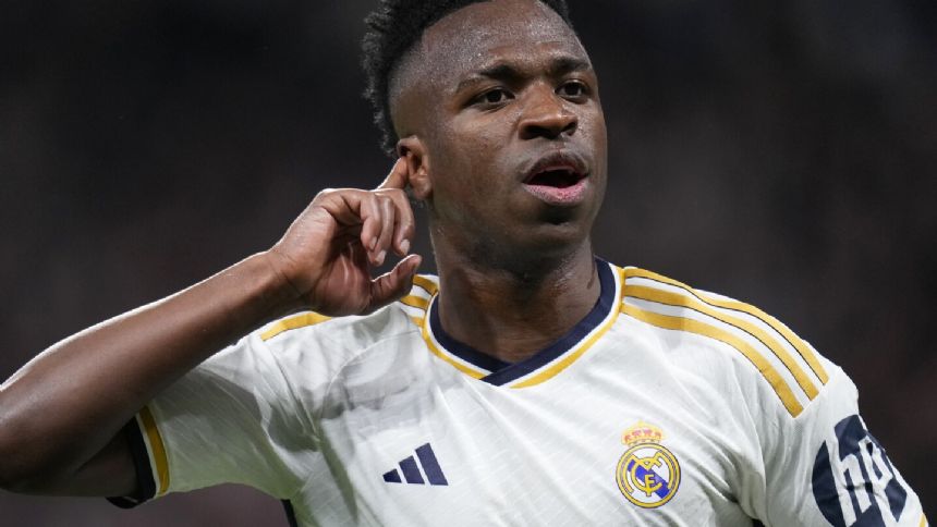 Ancelotti says Vinicius is 'poorly treated' by fans and players in Spain