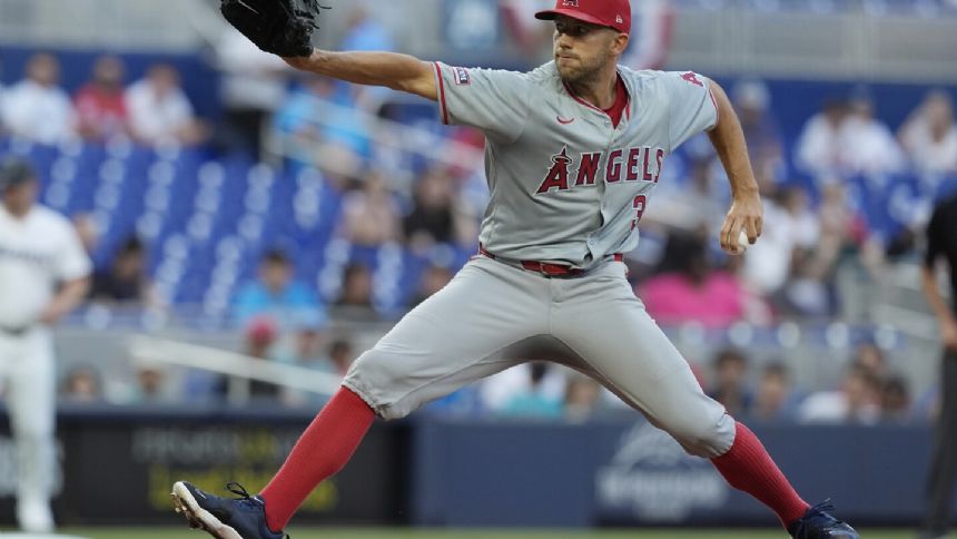 Anderson pitches 7 scoreless innings in Angels' 3-1 win, dropping Marlins to team-worst 0-6 start