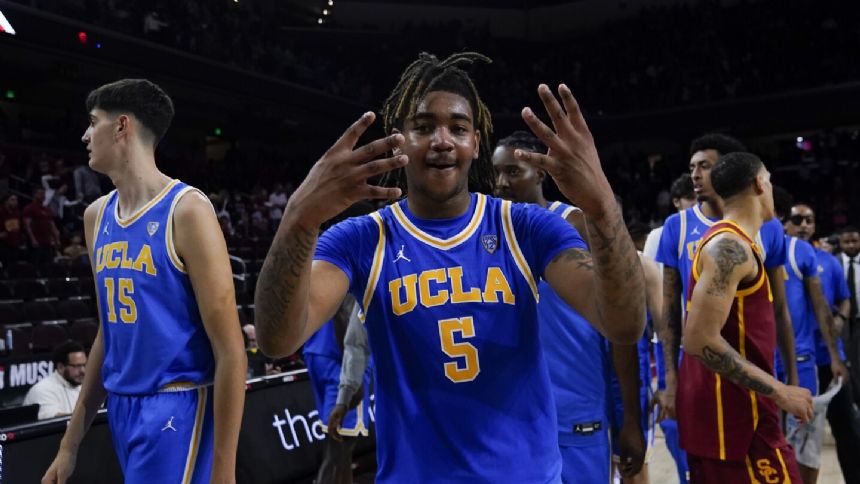 Andrews scores 20 points, UCLA pulls away in first half for 65-50 victory over USC