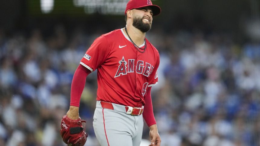 Angels left-hander Patrick Sandoval has torn UCL, hurt on pitch to former teammate Shohei Ohtani