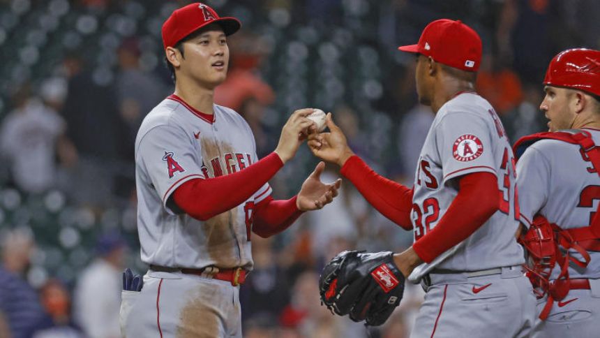 Angels' Shohei Ohtani makes history even before he takes the mound to dominate Astros