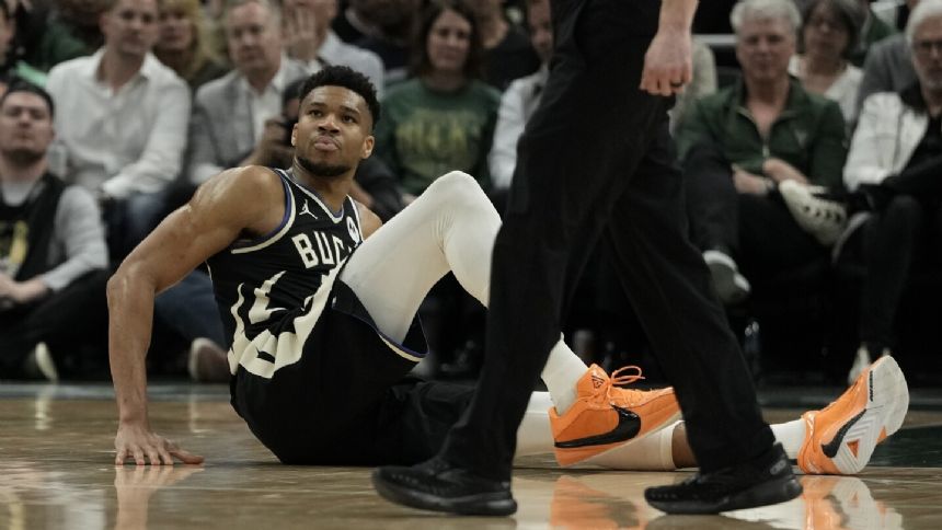 Antetokounmpo will miss Bucks' final 3 regular-season games. MRI confirms diagnosis of strained calf