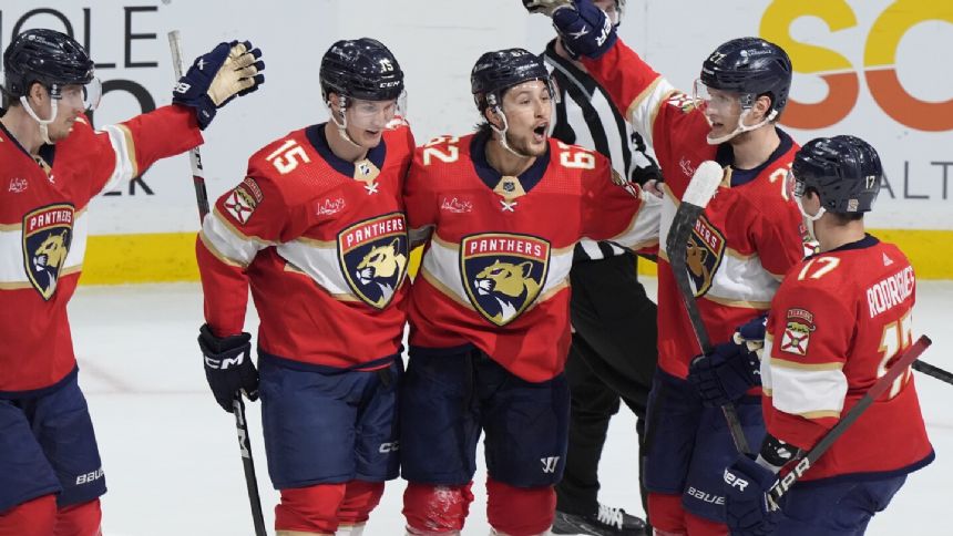 Anton Lundell scores OT winner, Panthers beat Senators 3-2 and jump into 1st place in East
