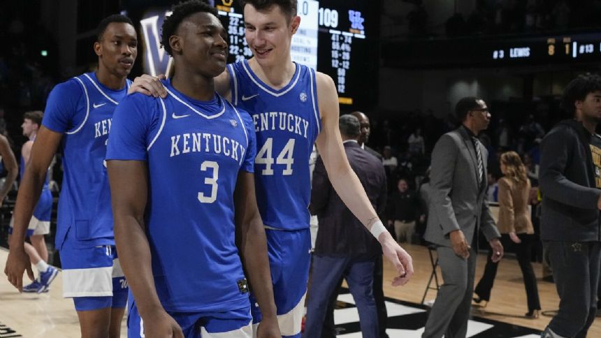 Antonio Reeves leads 6 in double figures as No. 17 Kentucky routs Vandy 109-77