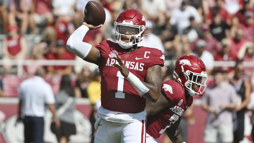 Arkansas and BYU each seeking a 3-0 start in rematch of a game the Razorbacks won in a 2022 shootout