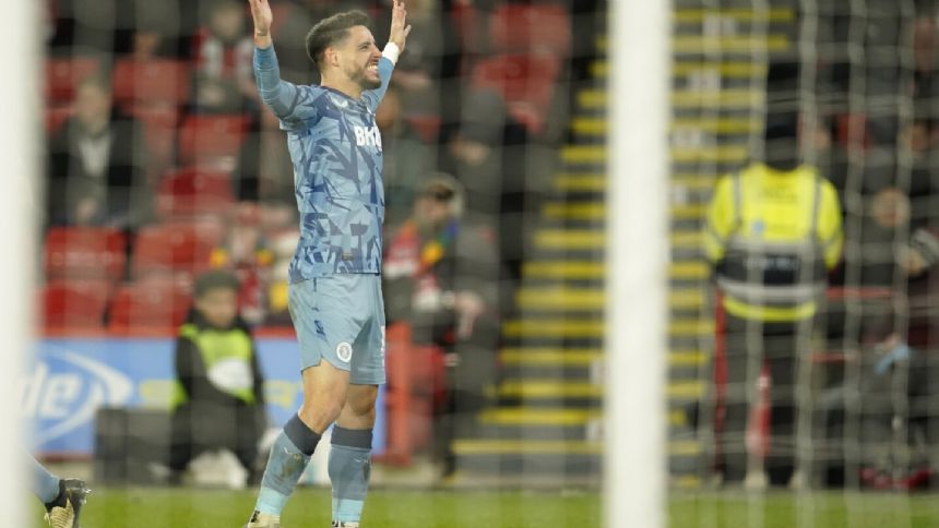 Aston Villa routs Sheffield United 5-0 to return to Premier League's top 4