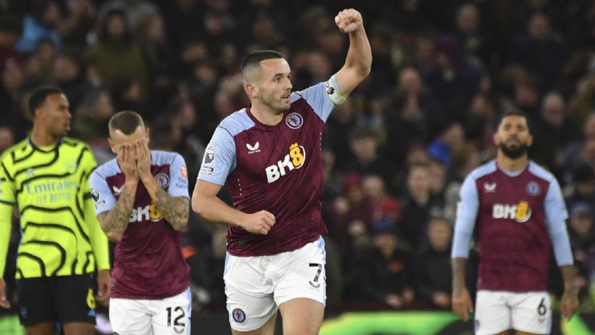 Aston Villa topples Arsenal and extends record home win streak