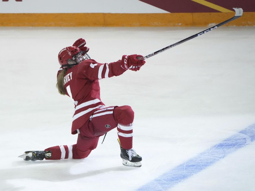 At 20, Harvey emerging as young US women's hockey star