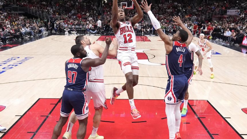 Ayo Dosunmu scores career-high 34 as Bulls pound Wizards 127-98