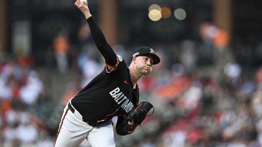Baltimore's Kyle Bradish exits after only 74 pitches with elbow complaints; tests to come