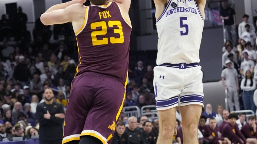 Barnhizer, Buie spark Northwestern to 90-66 romp over Minnesota