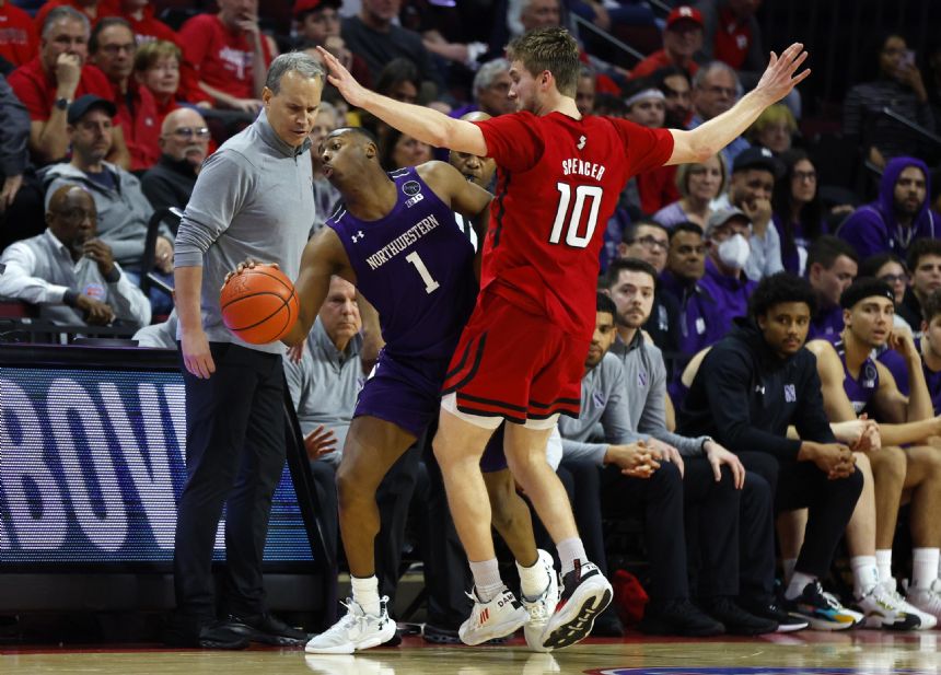 Barnhizer sparks Northwestern to 65-53 victory over Rutgers