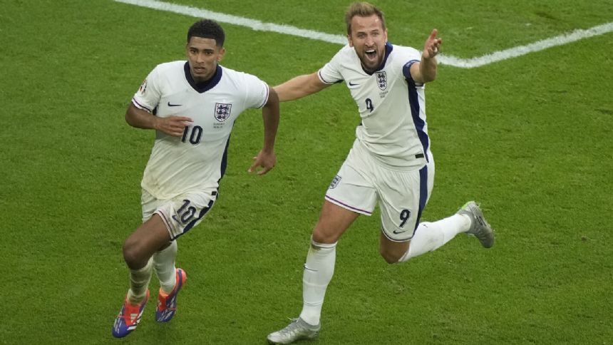 Bellingham and Kane send England to quarterfinals of Euro 2024 after 2-1 comeback win over Slovakia