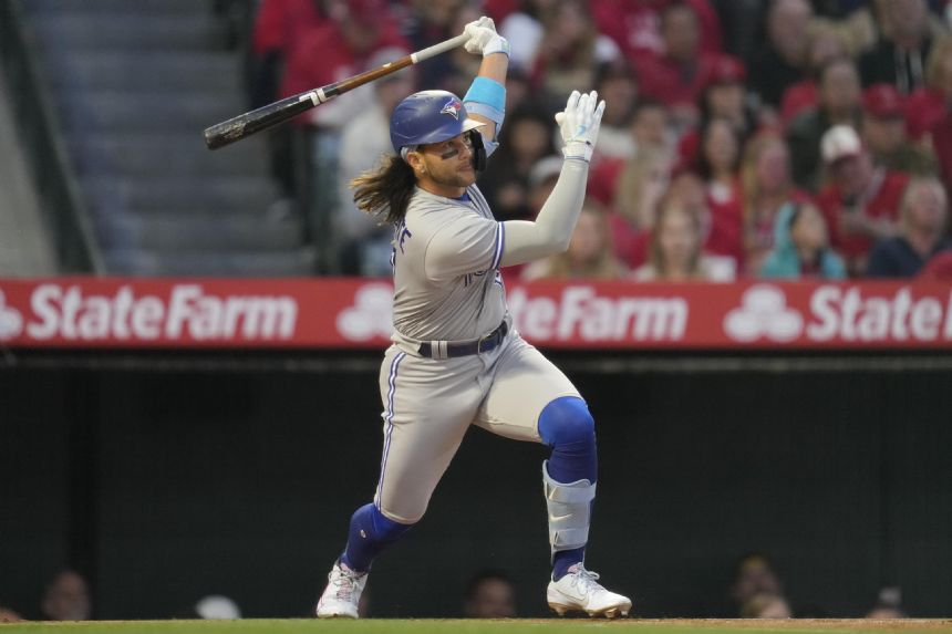 Bichette's 3-run HR sends Jays past Trout's Angels, 4-3