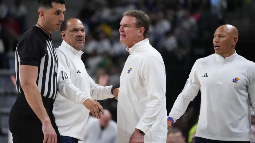 Bill Self and Kansas likely falling out of top 10 after consecutive losses for 1st time this season