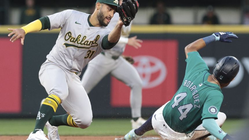 Bleday homers, Estes earns first win as A's beat Mariners 8-1