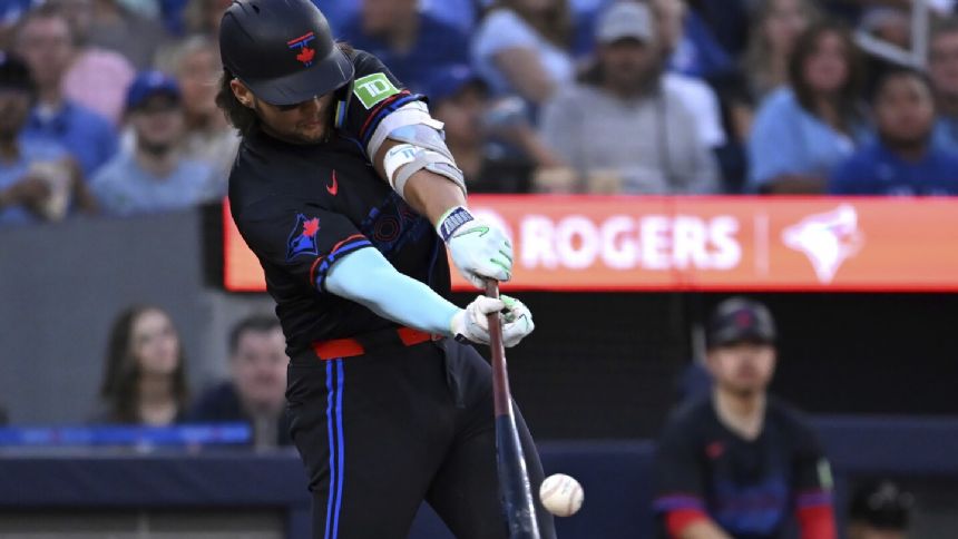 Blue Jays put Bichette on 10-day injured list because of strained right calf, recall Barger