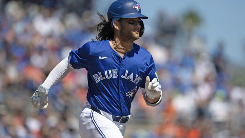 Blue Jays shortstop Bo Bichette scratched from lineup due to neck spasms