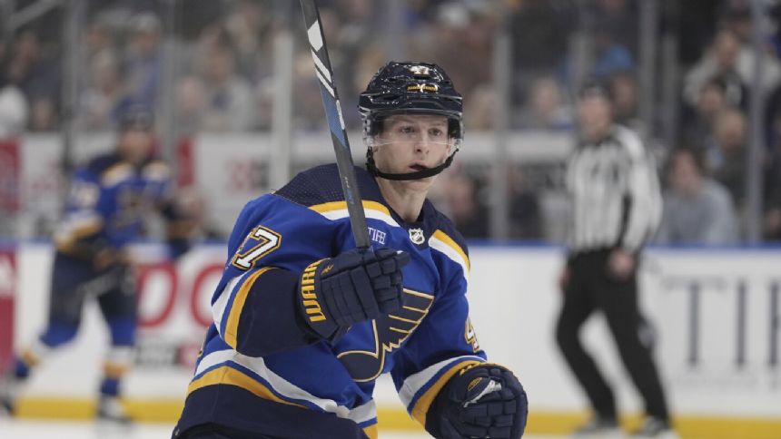 Blues' Torey Krug diagnosed with pre-arthritic changes in his left ankle, could miss the season
