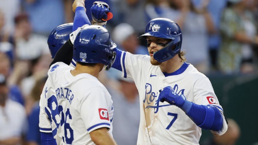 Bobby Witt Jr. homers, triples and doubles in the Royals' 10-4 win over the Diamondbacks