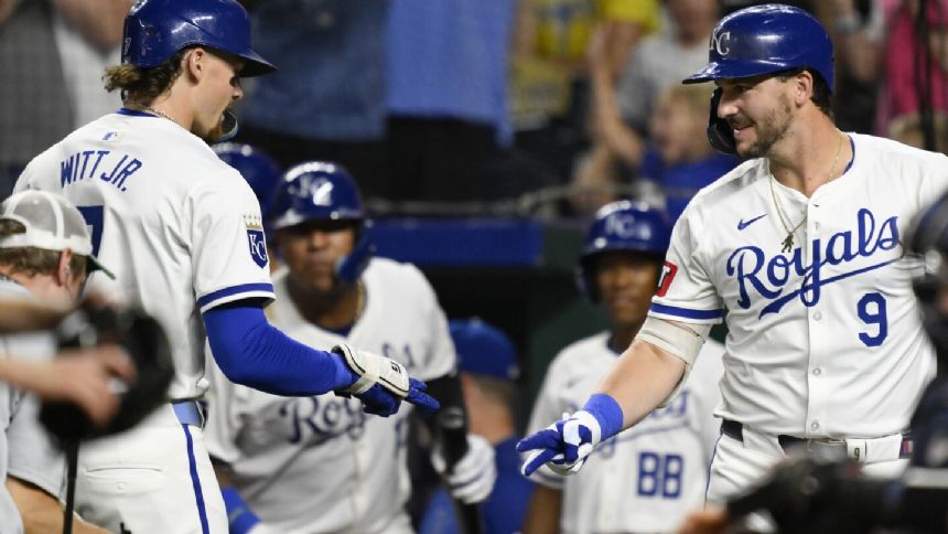 Bobby Witt's 2 homers, double and 4 RBIs lead the Royals past the Red Sox 8-4