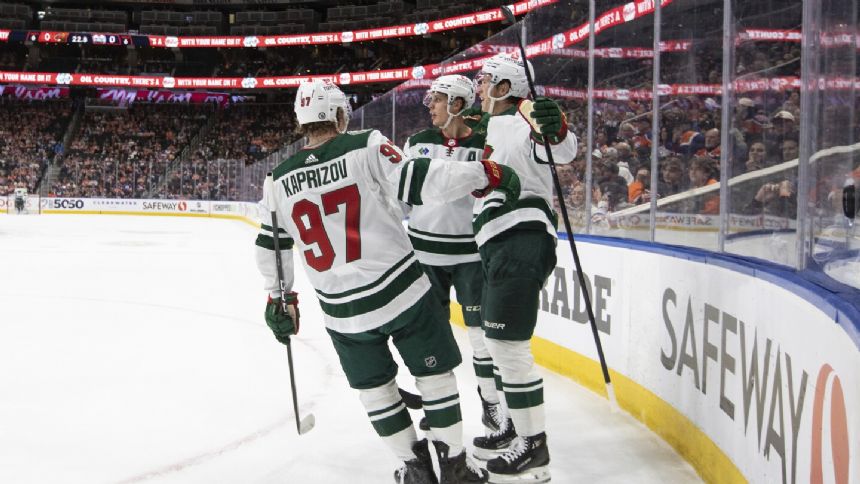 Boldy has two goals to lead Wild to 4-2 win over Oilers