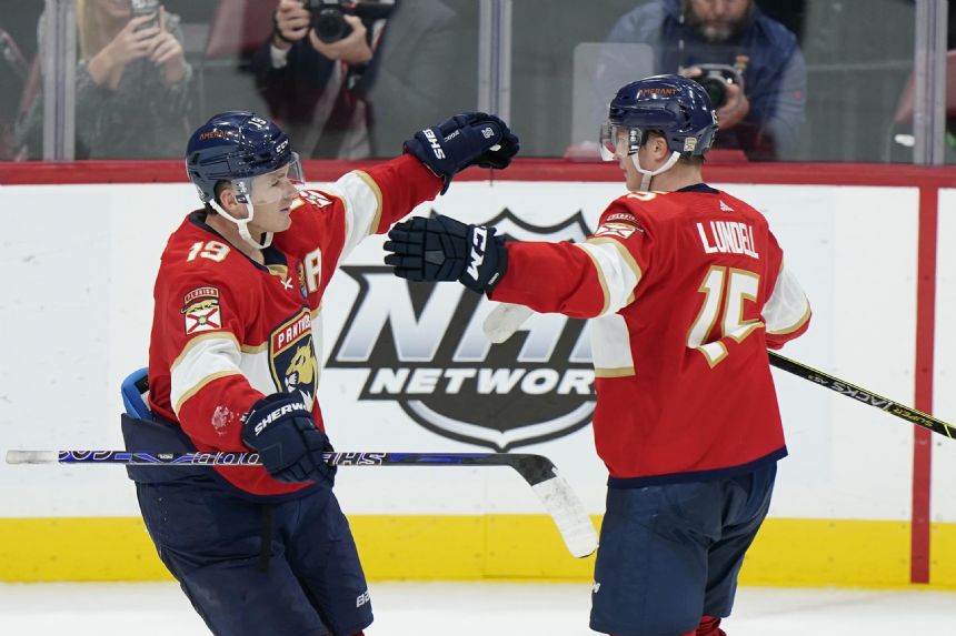 Brandon Montour breaks late tie, Panthers beat Senators 5-3