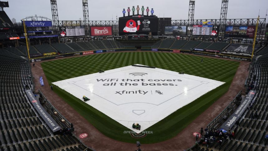 Braves and White Sox postponed because of rain and snow, rescheduled for June 27