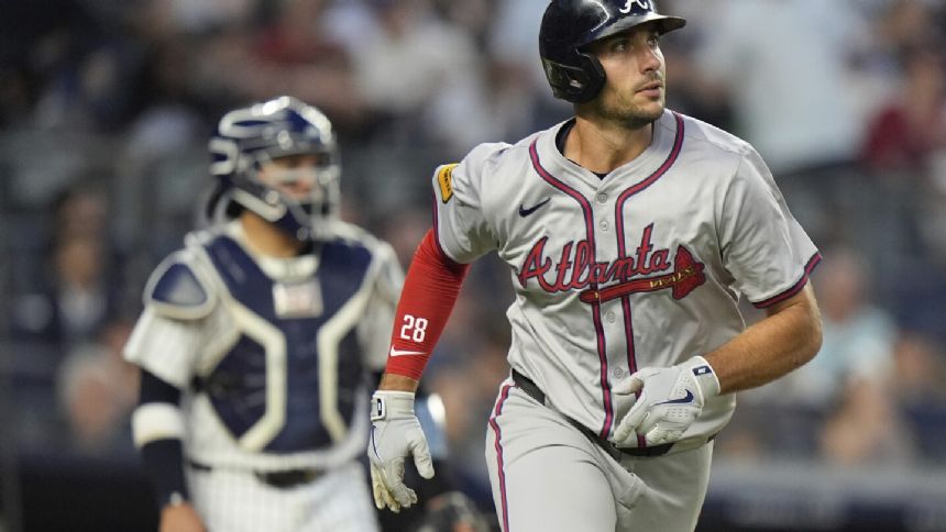 Braves beat suddenly struggling Yankees 8-1