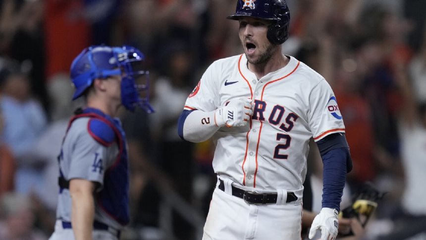 Bregman walk-off homer lifts Astros over Dodgers 7-6 after Ohtani hits NL-high 32nd home run