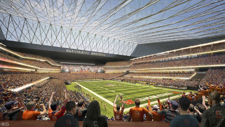 Browns unveil plans for $2.4 billion dome, team considering move from longtime downtown home