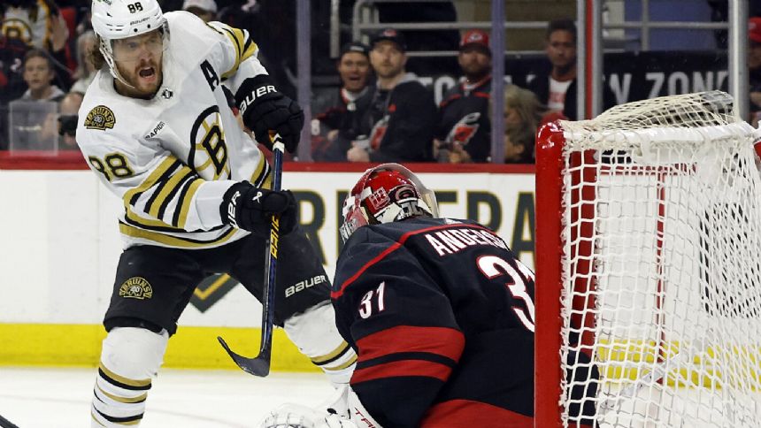 Bruins beat Hurricanes 4-1 in matchup of playoff-bound teams