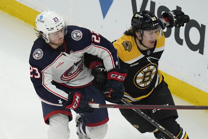 Bruins take Presidents' Trophy with OT win over Blue Jackets
