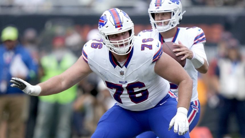 Buffalo Bills agree to re-sign backup offensive lineman David Edwards to 2-year deal, AP source says