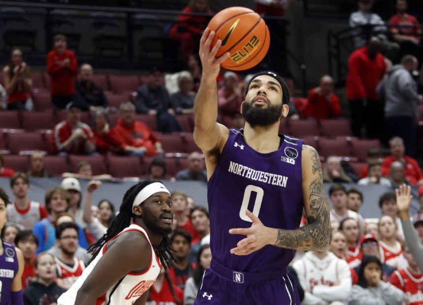 Buie helps Northwestern climb standings beating Ohio St.