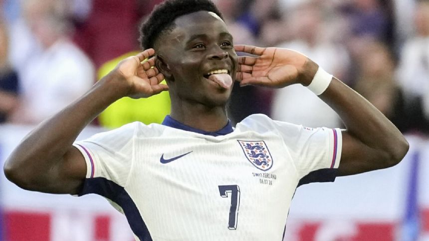 Bukayo Saka gets penalty-shootout redemption at Euro 2024, three years after being racially abused