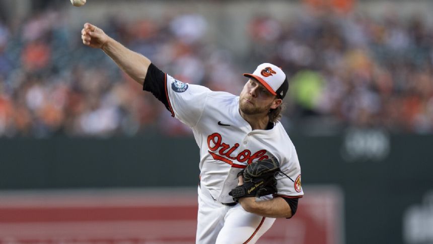 Burnes shackles Rangers over 7 innings and Orioles hit 4 HRs in 11-2 rout of defending champs