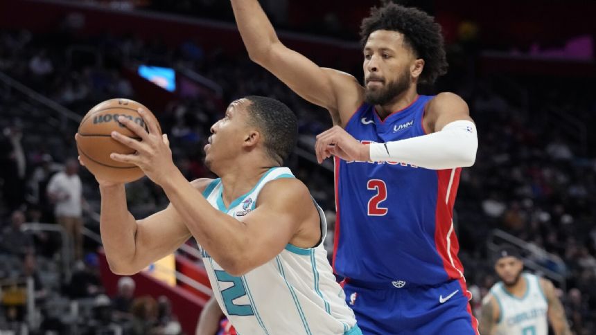 Cade Cunningham's 22 points, 8 assists help Pistons top Hornets 114-97 to take 3-game season series