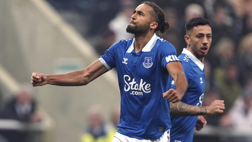 Calvert-Lewin penalty earns Everton 1-1 draw at Newcastle in the Premier League