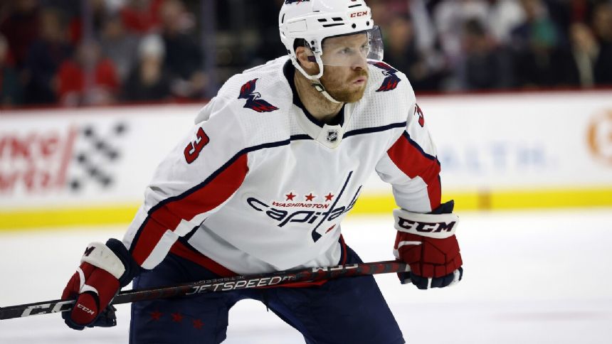 Capitals' Nick Jensen is conscious and alert after being stretchered off the ice