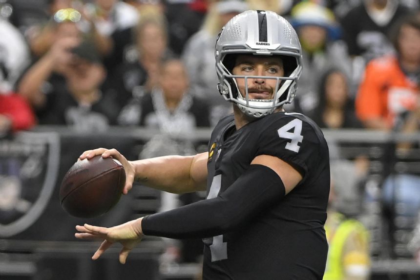 Career start No. 127 the biggest of them all for Derek Carr - Thursday ...